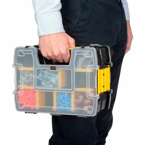 Stanley STST14021 Sortmaster™ 11-1/2" x 8-1/2" x 2-1/2" Compartment Storage Box 12 Stanley STST14021 Sortmaster™ 11-1/2" x 8-1/2" x 2-1/2" Compartment Storage Box - Image 10