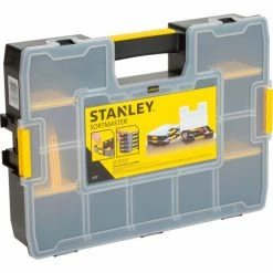 Stanley STST14027 SortMaster 17-3/8"x13"x3-1/2" 17-Compartment Stackable Small Parts Organizer