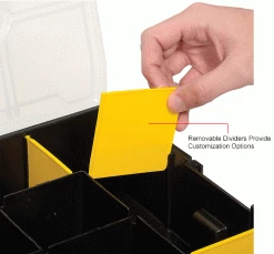 Stanley STST14027 SortMaster 17-3/8"x13"x3-1/2" 17-Compartment Stackable Small Parts Organizer 35 Stanley STST14027 SortMaster 17-3/8"x13"x3-1/2" 17-Compartment Stackable Small Parts Organizer -Tool Storage best sale B983934IN 3wco