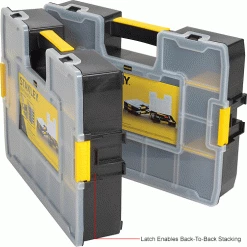 Stanley STST14027 SortMaster 17-3/8"x13"x3-1/2" 17-Compartment Stackable Small Parts Organizer 36 Stanley STST14027 SortMaster 17-3/8"x13"x3-1/2" 17-Compartment Stackable Small Parts Organizer -Tool Storage best sale B983934IN 4wco