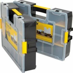 Stanley STST14027 SortMaster 17-3/8"x13"x3-1/2" 17-Compartment Stackable Small Parts Organizer 23 Stanley STST14027 SortMaster 17-3/8"x13"x3-1/2" 17-Compartment Stackable Small Parts Organizer -Tool Storage best sale B983934 02
