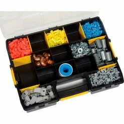 Stanley STST14027 SortMaster 17-3/8"x13"x3-1/2" 17-Compartment Stackable Small Parts Organizer 25 Stanley STST14027 SortMaster 17-3/8"x13"x3-1/2" 17-Compartment Stackable Small Parts Organizer -Tool Storage best sale B983934 04