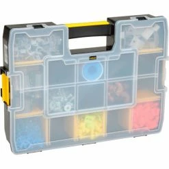 Stanley STST14027 SortMaster 17-3/8"x13"x3-1/2" 17-Compartment Stackable Small Parts Organizer 29 Stanley STST14027 SortMaster 17-3/8"x13"x3-1/2" 17-Compartment Stackable Small Parts Organizer -Tool Storage best sale B983934 08