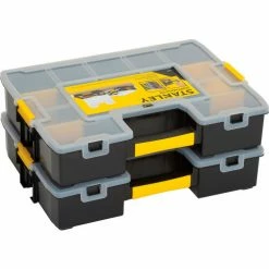 Stanley STST14027 SortMaster 17-3/8"x13"x3-1/2" 17-Compartment Stackable Small Parts Organizer 32 Stanley STST14027 SortMaster 17-3/8"x13"x3-1/2" 17-Compartment Stackable Small Parts Organizer -Tool Storage best sale B983934 11