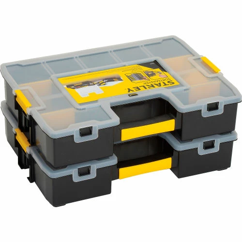 Stanley STST14027 SortMaster 17-3/8"x13"x3-1/2" 17-Compartment Stackable Small Parts Organizer 14 Stanley STST14027 SortMaster 17-3/8"x13"x3-1/2" 17-Compartment Stackable Small Parts Organizer - Image 12