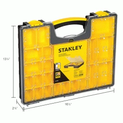 Stanley 014725R Professional Organizer 25 Comp. 16-9 50x13-7 50x2-1/10 34 Stanley 014725R Professional Organizer 25 Comp. 16-9 50x13-7 50x2-1/10 -Tool Storage best sale B983956IN dim