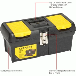 Stanley 016013R 016013r, 16" Series 2000 Tool Box With Tray -Tool Storage best sale B983960IN 1wco