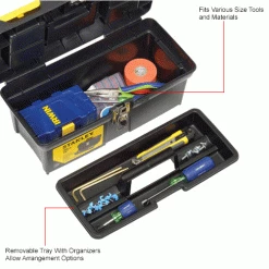 Stanley 016013R 016013r, 16" Series 2000 Tool Box With Tray -Tool Storage best sale B983960IN 2wco