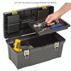 Stanley 019151M 19" Series 2000 Tool Box W/ 2/3 Tote Tray & Lid Organizers -Tool Storage best sale B983972IN 2wco