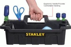 Stanley STST41001 19-1/2" x 13-1/4" x 7-3/4" Tool Tray W/Ergonomic Handle -Tool Storage best sale B983994IN 2wco