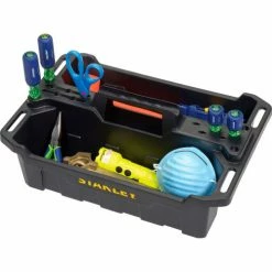 Stanley STST41001 19-1/2" x 13-1/4" x 7-3/4" Tool Tray W/Ergonomic Handle -Tool Storage best sale B983994 03