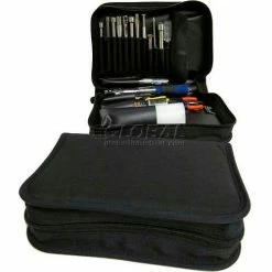 CH Ellis Chicago Case 646-CD1, Single Zipper Tool Bag, 10"L x 8"W x 3"H, Black