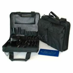 CH Ellis Chicago Case Z120, Single Zipper Tool Bag, 13-1/2"L x 10-1/2"W x 4-1/4"H, Black
