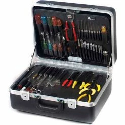 CH Ellis Chicago Case XLST61, 2 Pocket Pallet Tool Case, 18-1/2"L x 13-1/2"W x 6-1/2"H, Black