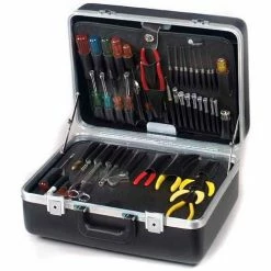 CH Ellis Chicago Case XLST75, 2 Pocket Pallet Tool Case, 18-1/2"L x 13-1/2"W x 8"H, Black