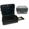 CH Ellis Chicago Case MDST7CART, 2 Pocket Pallet Tool Case w/Combo Lock, 19"L x 16"W x 10"H, Black