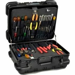 CH Ellis Chicago Case MMST9B, Military Tool Case, 19-1/2"L x 16"W x 11-1/2"H, Black