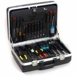 CH Ellis Chicago Case XLST75D, 2 Pocket Pallet Tool Case, 18-1/2"L x 13-1/2"W x 8"H, Black