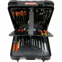 CH Ellis Chicago Case MMST9MH, Military Tool Case, 19-1/2"L x 16"W x 11-1/2"H, Black