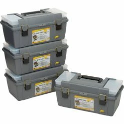 Plano Molding 652-009 Toolbox with Tray and (2) compartment boxes 20-1/4"L x 10-7/8"W x 9-1/8"H Gray - Pkg Qty 4 33 Plano Molding 652-009 Toolbox with Tray and (2) compartment boxes 20-1/4"L x 10-7/8"W x 9-1/8"H Gray - Pkg Qty 4 -Tool Storage best sale PLD 652009