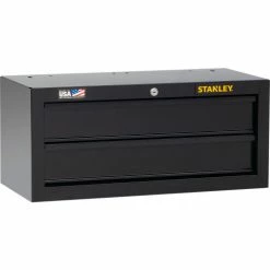 Stanley® 100 Series Middle Tool Chest W/ 2 Drawers, 26"W x 12"D, Black